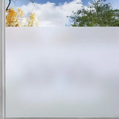 Productafbeelding van Raamfolie, 44,5 x 200 cm - Transparant, UV-bescherming, herbruikbaar, antistatisch, mat