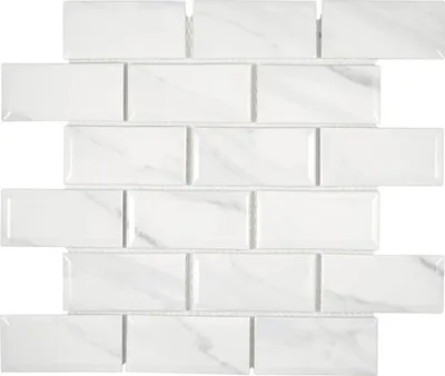 Produktbild von Keramikmosaik CGMCR Metro uni carrara 29,1x29,55 cm