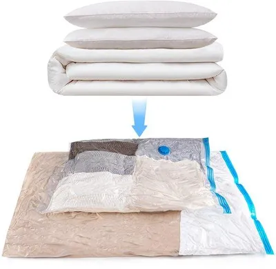 Obrázek produktu pro Vaky do vysavače na oblečení, balení po 8 kusech, velikost XXL, úspora místa, 80 × 100 × 38 cm