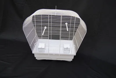 Obrázok produktu pre Klietka pre vtáky Dom pre papagáje biely 60 cm