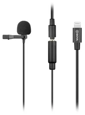 Obrázek produktu pro BOYA BY-M2, Klopový mikrofon, -40 dB, 50 - 20000 Hz, 24 bit, 48 kHz, Všesměrový