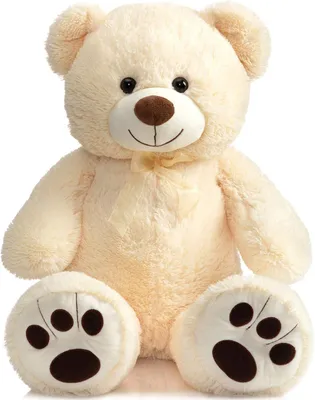 Immagine prodotto di Orsacchiotto di peluche, 90 cm, con zampe, per bambini, color beige