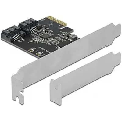 Image de Delock 90431, PCIe, SATA, China, JMicron JMB582, 6 Gbit/s, Windows 10 Education, Windows 10 Education x64, Windows 10 Enterprise, Windows 10 Enterprise x64,...