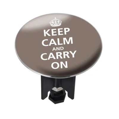 Produktbild von Waschbeckenstöpsel Pluggy® XL Keep Calm
