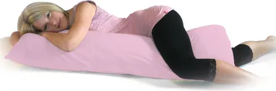 Produktbild von Bezug Seitenschläferkissen 40x120 | 40x140 | 40x160 | 40x200 : Farbe - Rosé, Größe - 40x200 cm