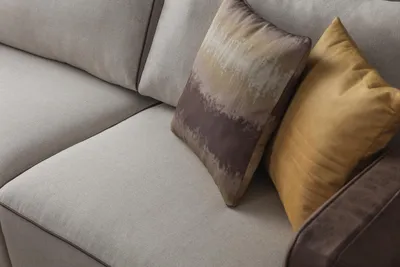Produktbild von Zweisitzer Sofa Luxus 2 Sitzer Sofas Sitz Wohnzimmer Modern Polyester Stoff Neu