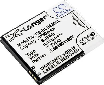 Produktbild von TECHTEK Akku Kompatibel mit [BLU] D910A, VIVO 4.3 Ersetzt C594604160T