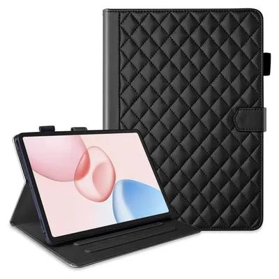Produktbild von Tablethülle Kunstleder Standfunktion für Honor Pad 10 12.1 Design Rhombus Tasche