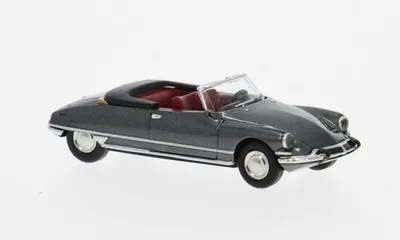Produktbild von Brekina 14236 - 1/87 Citroen DS 19 Cabriolet, dunkelgrau, 1963 - Neu