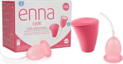 Produktbild von Enna Zyklus Menstruationstasse Größe S 2 Tassen Sterilisator