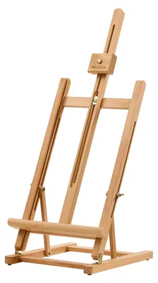 Produktbild von Staffelei Tischstaffelei Malstaffelei - Buchenholz - Verstellbar - Für Leinwand bis 55 cm