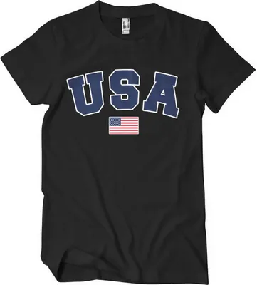 Produktbild von USA Varsity T-Shirt - X-Large - Black