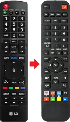 Produktbild von Fernbedienung passend für LG 42LK430-ZA | 42LK430ZA | 42LK450