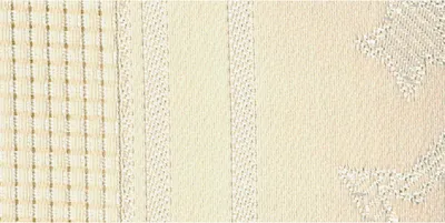 Produktbild von Tischläufer "Sterren", Damast mit bestickbarem Bereich im Aida-Muster für Kreuzstich, 40x100 cm, Artikelnummer 663511, Farbe: Sand