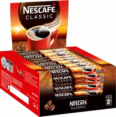 Zdjęcie produktu dla Kawa rozpuszczalna Nescafe Classic 50 x 2 g