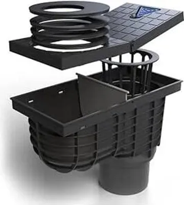 Obrázok produktu pre Lapač strešných vôd LSV DN 110mm plastový, ČER