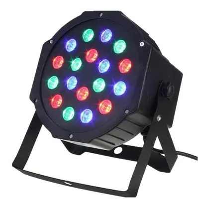 Obrázok produktu pre Svietidlo diskotékové RGB 18LED ZD64A