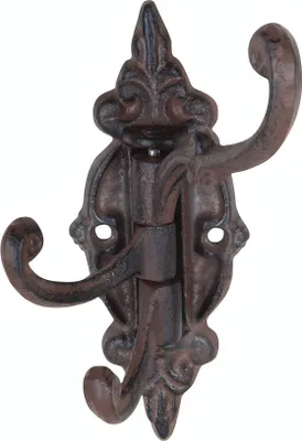 Produktbild von Esschert Design Haken drehbar antikbraun S; LH143