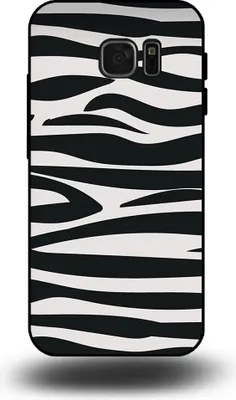 Produktbild von Smartphonica Handyhülle passend für Samsung Galaxy A03s mit Zebradruck - TPU-Hülle mit Zebradruck-Design - Schwarz Weiß