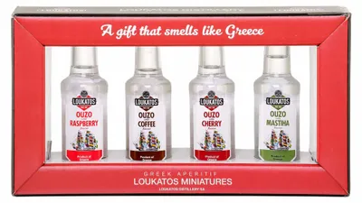 Produktbild von Ouzo Loukatos Taste No. 2 38% Probierbox 4x 50ml