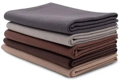 Zdjęcie produktu dla 5 sztuk materiału dżersejowego o wymiarach 0,25 m, szerokość 70 cm, 95% bawełna, kolor szaro-brązowy