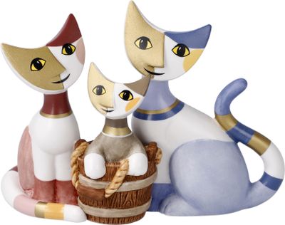 Goebel Rosina's World of Cats Soška kočka giorno del bagno
