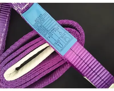 Immagine prodotto di Cinghie di sollevamento in poliestere Solidchoice, lunghezza 1 metro, capacità di 1 tonnellata