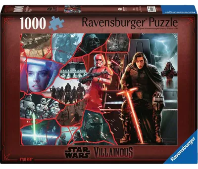 Image de Ravensburger Legpuzzel Star Wars Villainous Kylo Ren, 1000st.