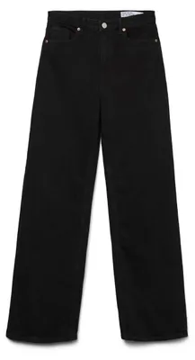 Immagine prodotto di Vero Moda VMTESSA - 10290541, Donna, Adulto, Nero, Bottoni, Zip, Cotone, Spandex, Non utilizzare candeggina