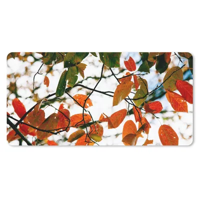 Produktbild von MuchoWow® Schreibtischunterlage Herbst - Blätter - Landleben - Jahreszeiten 80x40 cm - XXL Mauspad - Gaming Mauspad