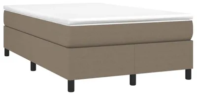 Produktbild von vidaXL Boxspringbettgestell Taupe 120x200 cm Stoff