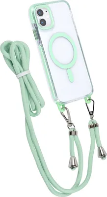 Produktbild von TUNIQ iPhone 11 Back cover case - neck cord - magsafe - Green