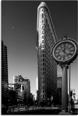 Produktbild von ARTland Leinwandbild New York Flatiron Größe: 40x60 cm