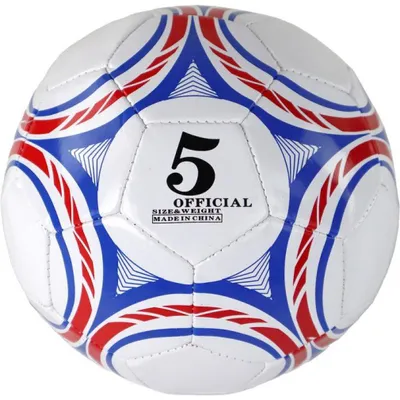 Produktbild von Fußballgröße. 5 Weißer Gummi