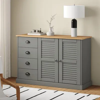 Obrázek produktu pro vidaXL Příborník se zásuvkami VIGO 113x40x75 cm borovicový masiv