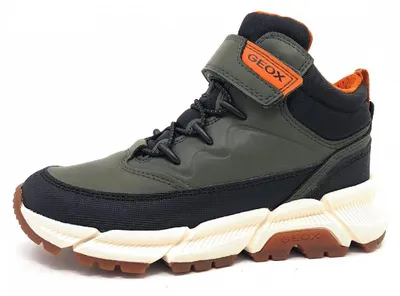 Immagine prodotto di Scarpe Geox Flexyper, stivali da bambino, adatti a ragazzi, con chiusura a velcro, colore verde, ideali per il tempo libero