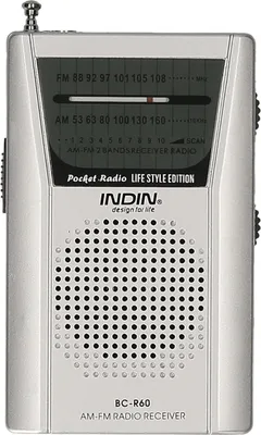 Obrázek produktu pro INDIN BC-R60 Mini rádio, dvoupásmové AM/FM rádio