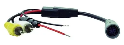 Produktbild von Caratec Monitoradapter 6-pol. MiniDIN - Cinch für Pössl