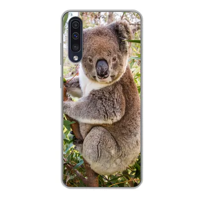 Produktbild von MuchoWow® Handyhülle Schutzhülle Hülle für Samsung Galaxy A50 Koala - Baum - Blätter - Kinder - Jungen - Mädchen Silikon Softcase Handy Hülle - Mobiltelefonhülle