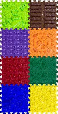 Produktbild von Sensorische Matte "Happy Path" Bodenmatte Baby Massagematten Kleinkind spielzeug Montessori Pädagogische Sensory mat