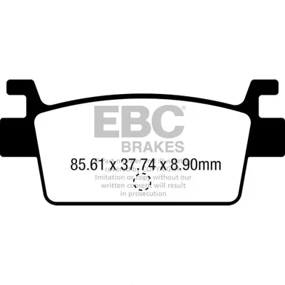 Produktbild von Ebc Sfac719 Carbon Bremsbeläge Durchsichtig Durchsichtig One Size