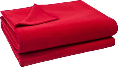 Produktbild von Zoeppritz Plaid Soft-Fleece Farbe geranium Größe 160x200