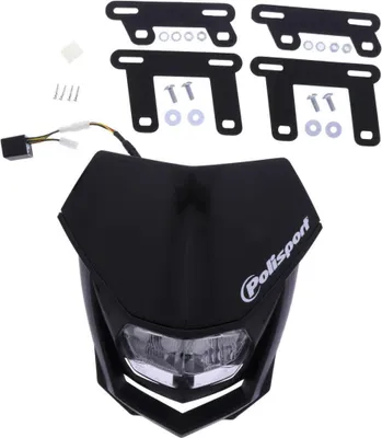 Produktbild von POLISPORT HALO Schwarze Scheinwerfermaske 8667100011 LED