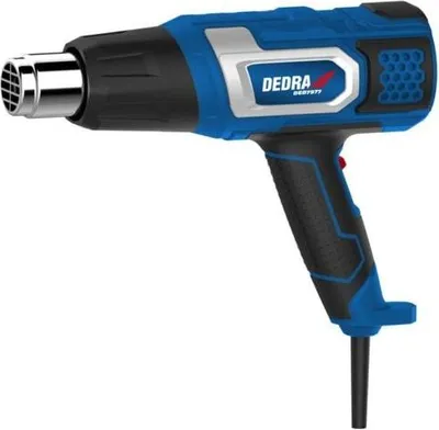 Obrázek produktu pro DEDRA horkovzdušná pistole 2000W, 60-600°C, 4* tryska, DED7977