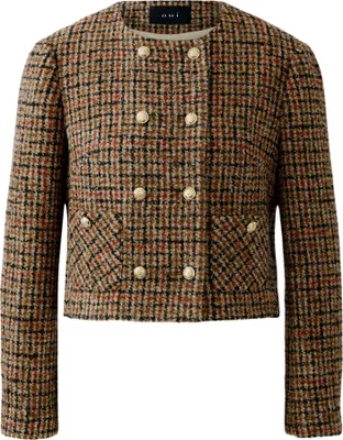 Produktbild von Oui Jacke dk camel black 40
