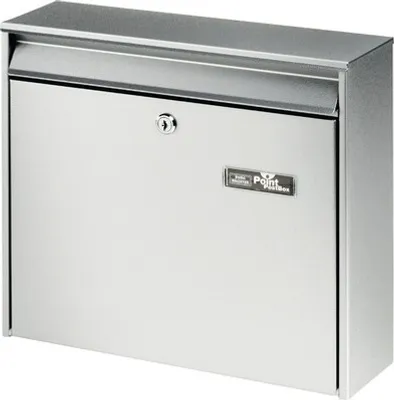 Produktbild von Burg Wächter Briefkasten Stahl pulverbeschichtet BxHxT 362/322/100 mm Castello 440 silber reihbar