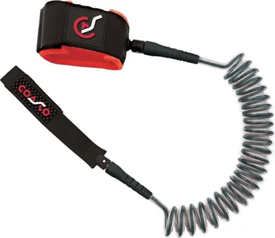 Zdjęcie produktu dla Smycz 10' / 8mm do SUP/Surfingu - Czarny/Czerwony - Coasto
