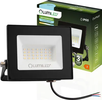 Produktbild von LUMILED LED Strahler 20W Superhell Außenstrahler 1800Lm LED Fluter Strahler für Außen IP65 Wasserdicht 6500K Kaltweiß Scheinwerfer Flutlichter schwarz Flutlichtstrahler