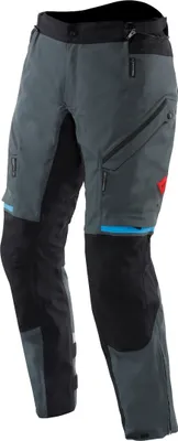 Zdjęcie produktu dla Wodoodporne tekstylne spodnie motocyklowe Dainese Mangen Absoluteshell Pro, szary/czarny/niebieski, 62