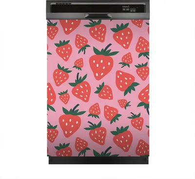 Produktbild von Magnete Dekorative 60x80 cm Küche Magnetmatte Spülmaschine - Erdbeeren Früchte